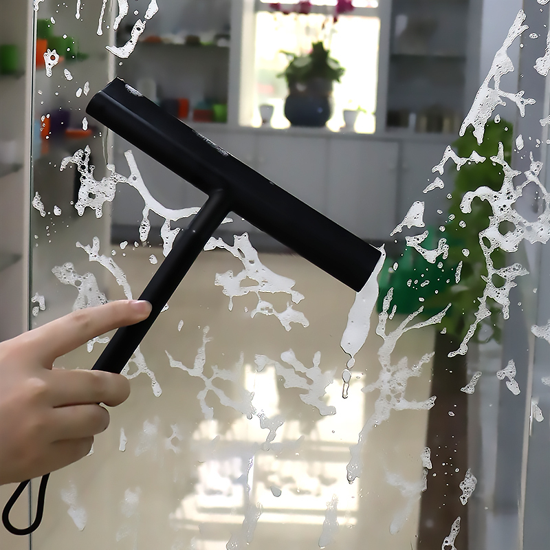 Household Bathroom Water Rubber Plastic Floor Tool Hanging Wiper Custom Squeegee · image 4