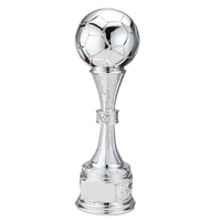 2024 Fabricant chinois en stock Prix compétitif personnalisé Trophée de football en résine Trophées de basket-ball 39cm à vendre
