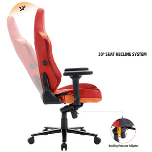 <span class=keywords><strong>Silla</strong></span> de juego Dota 2 De cuero rojo para ordenador, <span class=keywords><strong>silla</strong></span> de juego OEM de lujo de PU, <span class=keywords><strong>silla</strong></span> de carreras de espuma moldeada en frío con cintura integrada - Product Image 5