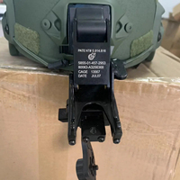Set Dudukan NVG Taktis PVS14 Adaptor Dudukan J untuk Penglihatan Malam Cocok untuk Helm Mich Fast M88 Wendy