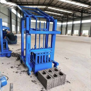 Macchina per la formatura di blocchi di cemento cavo manuale più venduta semplice macchina per fabbricare mattoni senza elettricità - Product Image 3