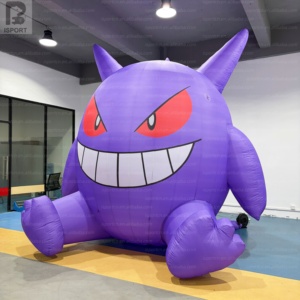 Gigante Poké<span class=keywords><strong>mon</strong></span> Gengar Inflable: Decoración Clásica de Poké<span class=keywords><strong>mon</strong></span> Tipo Fantasma para Convenciones de Anime, Fiestas Infantiles, Exhibiciones Minoristas y Centros Comerciales - Product Image 2