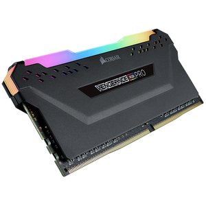 Kit de mémoire d'occasion VENGEANCE RGB PRO 8GB (1 x 8GB) DDR4 DRAM 3000MHz C16 – Noir VENGEANCE RGB - Product Image 1