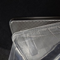 Gâteau au fromage Sandwich conteneur gâteau stockage en stock PET jetable boîte d'emballage en plastique transparent boîtes à gâteaux transparentes avec couvercle