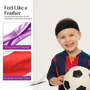 Bandeaux de <span class=keywords><strong>sport</strong></span> 2026 pour le basketball et le football, élastiques, pour garçons et filles, cyclisme en extérieur, course à pied, pour enfants et étudiants - Product Image 2