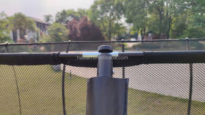 <span class=keywords><strong>Protection</strong></span> UV de <span class=keywords><strong>trampoline</strong></span> certifié Citrouille GS de 8 pieds avec <span class=keywords><strong>trampoline</strong></span> de poteau de filet de sécurité incurvé - Product Image 4