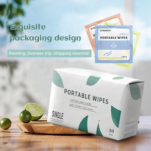 Lingettes jetables pour bébés en non-tissé spunlace, logo personnalisé, vente en gros, OEM, ODM, fournisseur direct d'usine en Chine - Product Image 3