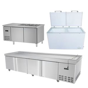 Réfrigérateur commercial en acier inoxydable pour les magasins de proximité, les hôtels, double température, contrôle numérique, réchaud à riz, réfrigérateur - Product Image 3