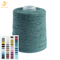 Fil de tissu en chenille mate texturée 3D, 12S, 100% polyester, style rétro crème, pour vêtements, ameublement doux, fil à crocheter