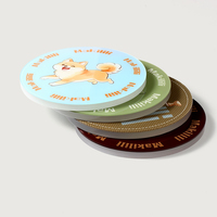 Sous-verres en acrylique personnalisés en gros, sous-verres imprimés personnalisés avec logo
