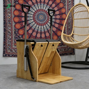 Chaise de yoga SAERDE 4 ressorts réglable en bois écologique pour l'auto-discipline sportive et le studio personnel, disponible dans le monde entier - Product Image 1