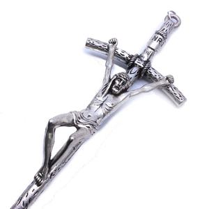 ของที่ระลึก ไม้กางเขน พระเยซู รูปเคารพ โบราณ ชุบเงิน โลหะผสมสังกะสี - Product Image 6