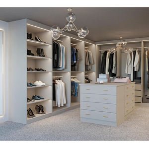 Meubles de chambre à coucher, armoire combinée italienne de qualité supérieure, organisateur de placard blanc, double dressing, rangement pour vêtements, étagère de rangement pour la chambre - Product Image 2