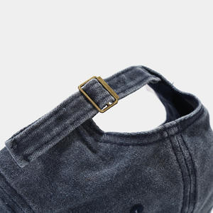 Topi Baseball Gaya Sporty Unisex Model Baru dengan Panel Depan Melengkung, Visor Bertulis, Bahan Kain Umum untuk Pria - Product Image 3