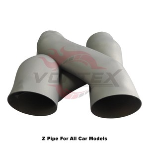 Tubo de escape cruzado Vortex impreso en 3D, para BMW, Mercedes, Audi, 2.75 y 3 pulgadas, de longitud igualada, de alto flujo, componente de escape de carreras. - Product Image 6