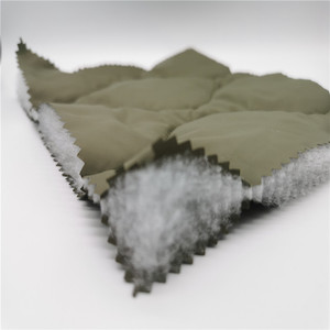 Lượn sóng khâu 100 Nylon taffeta không thấm nước đôi phải đối mặt với bông vải cho áo khoác - Product Image 3