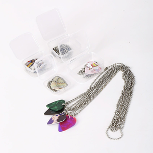 Nuova Collana di Moda con Plettri per Chitarra Personalizzati con Motivo '<span class=keywords><strong>Roll</strong></span> 'n <span class=keywords><strong>Rock</strong></span>' - Gioielli Unici <span class=keywords><strong>e</strong></span> Accattivanti - Product Image 5