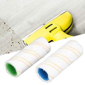 แปรงทำความสะอาดพื้นแข็ง ลูกกลิ้งทดแทน ไมโครไฟเบอร์ ซักได้ ใช้ได้ทั้งแบบเปียกและแบบแห้ง สำหรับเครื่อง Karcher FC3 FC3D <span class=keywords><strong>FC5</strong></span> FC5D FC7 สีเหลือง - Product Image 6