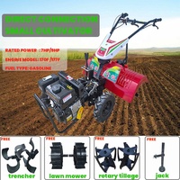 Petite Machine Agricole Multifonctionnelle pour la Gestion Rurale, Motoculteur et Tracteurs à Deux Roues