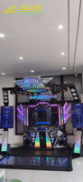 Machine de jeu d'arcade ACS Dance Battle, plateforme interactive rythmique japonaise en métal, équipement de divertissement commercial pour lieux intérieurs