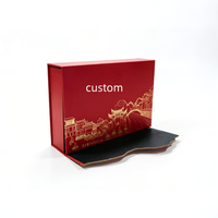 Caja de Embalaje de Alta Gama Personalizada al por Mayor para Sets de Regalo, Estuche de Papel Premium con Estilo Chino, Lámina Dorada y Forro de Esponja