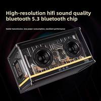 Haut-parleur extérieur haute puissance YJ-26, Bluetooth 5.0, subwoofer sans fil en métal, son exceptionnel, longue autonomie, design anti-poussière