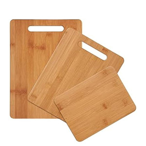 Tabla de Cortar de Acacia de Buena Calidad, Rectangular, con Diseño en Espiga, Tabla de Cortar de Bambú para Cocina - Product Image 1
