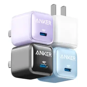 Anker 511充电器 (Nano Pro) 20W USB C PIQ 3.0耐用紧凑型快速充电器，适用于iPhone 14/13/12 Pro Max 12 Galaxy Pixel 4 iPad