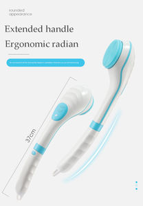 Carica USB Del Silicone Del Corpo Scrubber, Elettrico Lungo Maniglia Rotante Bagno e Corpo Esfoliante Spazzole Con 5 Teste della Spazzola - Product Image 2