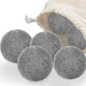 sheep eco friendly natural woolen laundry products felt drying balls wool dry balls organic for washing machine saving time