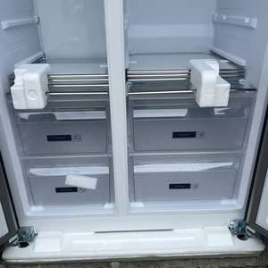 Acciaio inossidabile 2 porte <span class=keywords><strong>frigo</strong></span> fianco a fianco 691L <span class=keywords><strong>doppia</strong></span> <span class=keywords><strong>porta</strong></span> di grandi dimensioni <span class=keywords><strong>con</strong></span> ventilatore fresco Frost Free Inverter frigorifero - Product Image 6