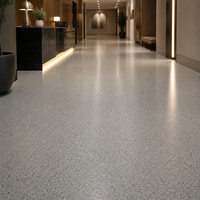 Peinture époxy pour sols en sable coloré, résistante et durable, auto-nivelante, de qualité industrielle, application au pinceau