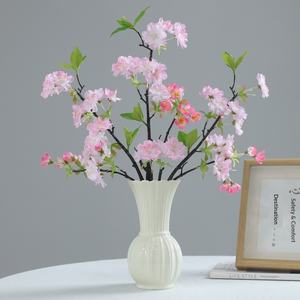 Fleur artificielle en soie de cerisier réaliste de qualité supérieure pour la décoration de la maison - Product Image 3