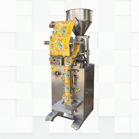 Machine d'emballage VFFS à granulés avec purge d'azote pour noix, fruits secs, en acier inoxydable, avec impression de date