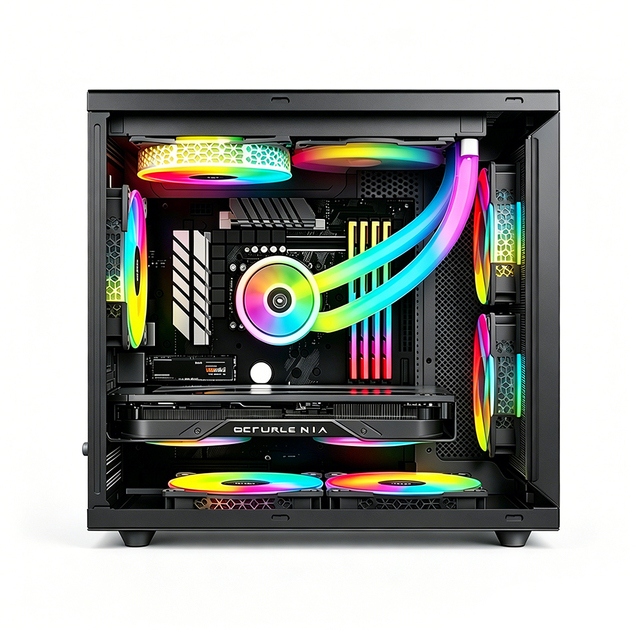RTX 4090 24GB I9 14900K 64GB DDR5 2TB SSD Extreme Performance 3D Rendering PC Professional Workstation Video Editing PC