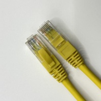 Kabel Ethernet Patch Cord UTP RJ45 Cat6 Berkinerja Baik 8P8C Tanpa Pelindung LAN BC/CCA/CCS Konduktor PE/PVC Dengan Sertifikasi CE