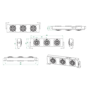 Souffleur d'<span class=keywords><strong>air</strong></span> ionisant professionnel KF-60AR à 3 ventilateurs, anti-statique, pour semiconducteurs et usages industriels - Product Image 6