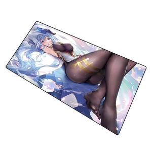 แผ่นรองเมาส์ขนาดใหญ่ 90x40 อุปกรณ์เสริมสำหรับเล่นเกม XXL พีซีแล็ปท็อปเกมเมอร์แผ่นรองเมาส์อะนิเมะเก็นชินอิมแพ็ค - Product Image 1