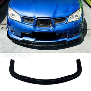 สำหรับ Subaru Impreza WRX STI ปี 2006-2007 ชุดแต่งกันชนหน้า ลิปสปลิตเตอร์ ดิฟฟิวเซอร์ ชุดแต่งตัวถังรถยนต์ ฝาครอบป้องกันกันชน อุปกรณ์เสริม - Product Image 3