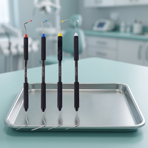Nouveau Niceden Di-10816 Embout de plugueur dentaire endodontique hydraulique, Instrument endodontique Classe II, Lot de 4 pièces, pour obturation verticale dentaire - Product Image 3