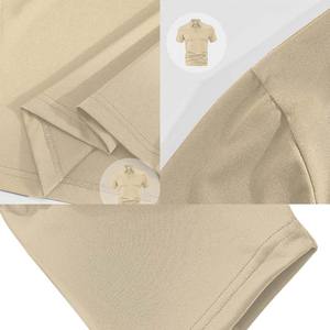 Nouveau polo respirant à manches courtes pour homme, couleur unie, col boutonné, vêtements de sport décontractés pour les loisirs - Product Image 3