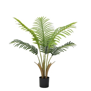 Palmera Artificial de Plástico de Alta Calidad, Ecológica, Decoración para el Hogar, Planta en Maceta para Piso - Product Image 1