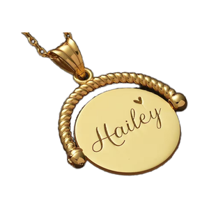 Collana Antistress Personalizzata in Acciaio Inossidabile Inspire Jewelry per <span class=keywords><strong>Mia</strong></span> Figlia Gioielli Spinner all'Ingrosso - Product Image 1