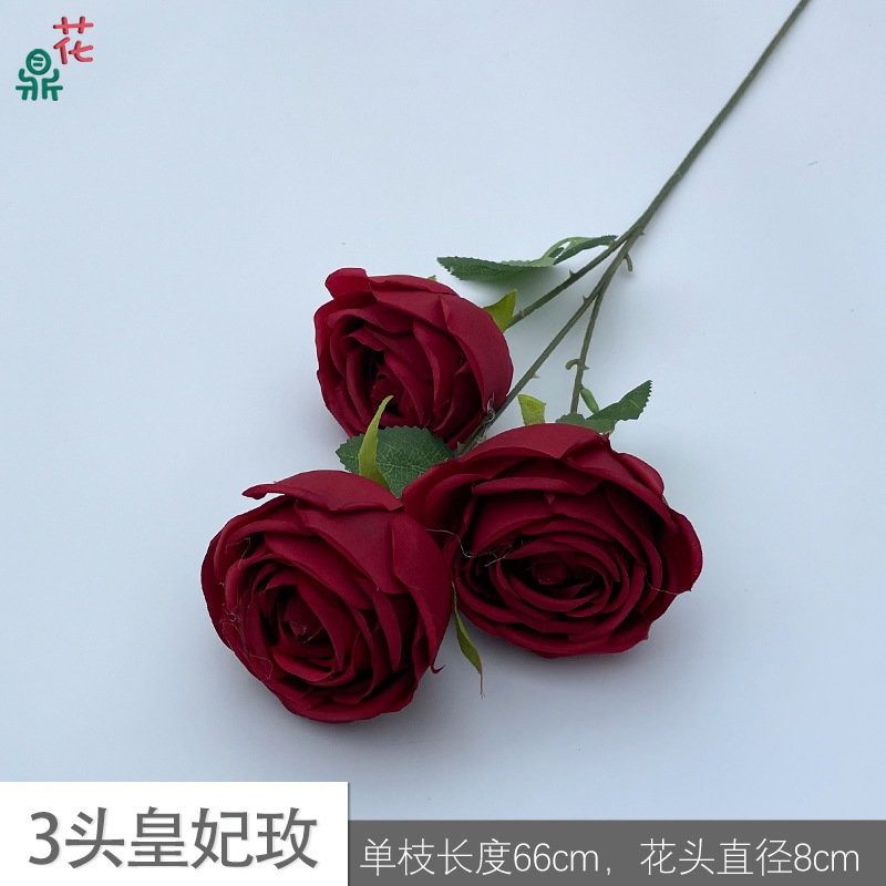 3-headed Princess Rose ZYJ Red