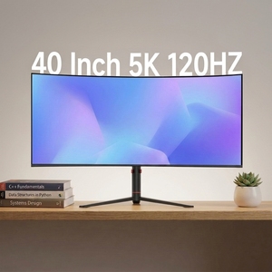 <span class=keywords><strong>Meilleur</strong></span> moniteur de jeu 5K à écran <span class=keywords><strong>incurvé</strong></span> de 40 pouces avec LED haute résolution pour les joueurs sur ordinateur <span class=keywords><strong>PC</strong></span> - Product Image 1