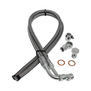 Tuyaux <span class=keywords><strong>de</strong></span> frein automatique Caoutchouc hydraulique Fil d'acier inoxydable Tressé Nylon PTFE Flexible Transmission Ligne <span class=keywords><strong>de</strong></span> frein Tuyaux <span class=keywords><strong>de</strong></span> tuyau pour l'alimentation - Product Image 1