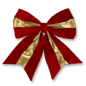 Fabriek Groothandel Grote Fluwelen Xmas Vergulde Vlinder Polyresin Aangepaste Kerstbogen Achtergrond Feestmuur Decor Boom - Product Image 3