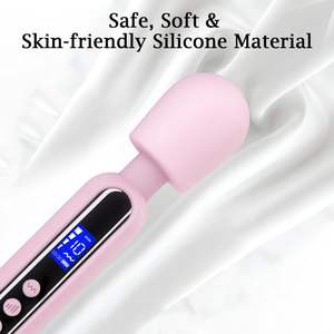Waterproof <span class=keywords><strong>Whisper</strong></span> <span class=keywords><strong>Quiet</strong></span> potente vibrazione Multi velocità ricaricabile massaggiatore personale Pussy stimolazione bacchetta vibratore per le donne - Product Image 4
