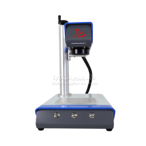 เครื่องแกะสลักโลหะแบบตั้งโต๊ะ LY Desktop Mini Fiber Laser Marking Machine รุ่นอัพเกรด พร้อมแกนหมุนแบบลูกกลิ้ง กำลัง 50W 30W 20W UV 5W - Product Image 2