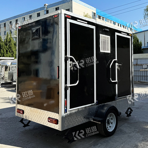 Baños Portátiles para Eventos al Aire Libre, Unidad de Baño Móvil, Remolque de Inodoro Compacto, Inodoros Prefabricados de Emergencia EPS para Camping - Product Image 5